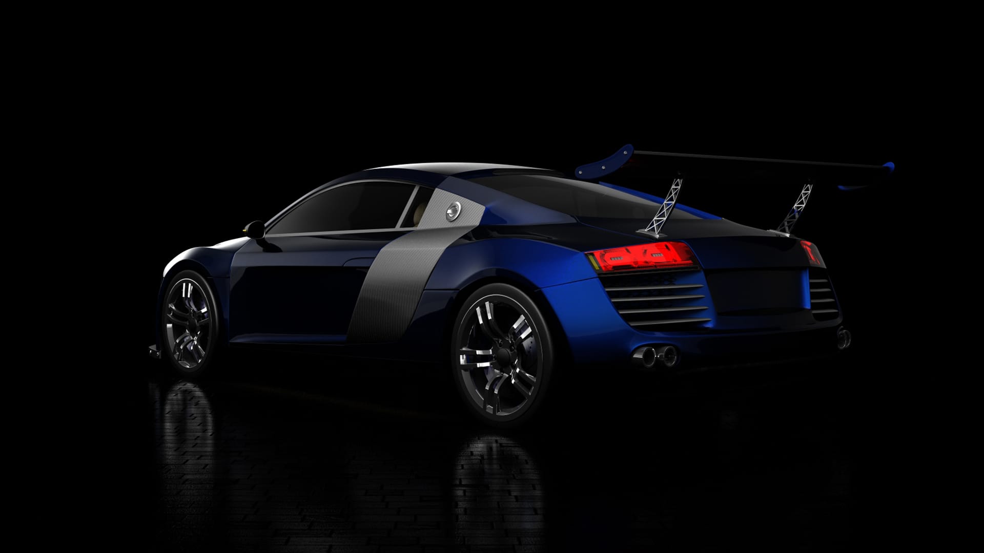 Audi R8 2008 Back
