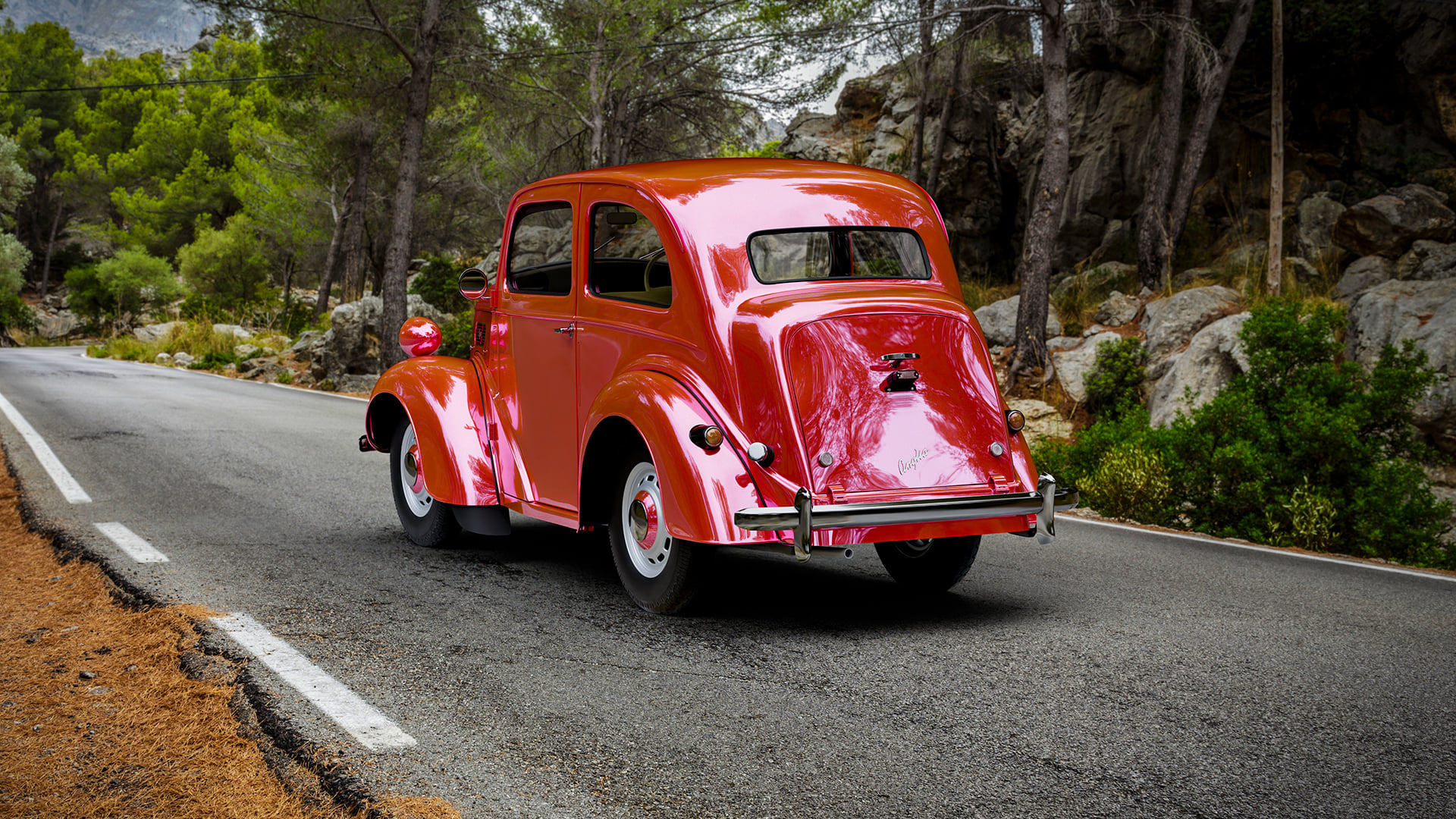 Ford Anglia 1949 Back