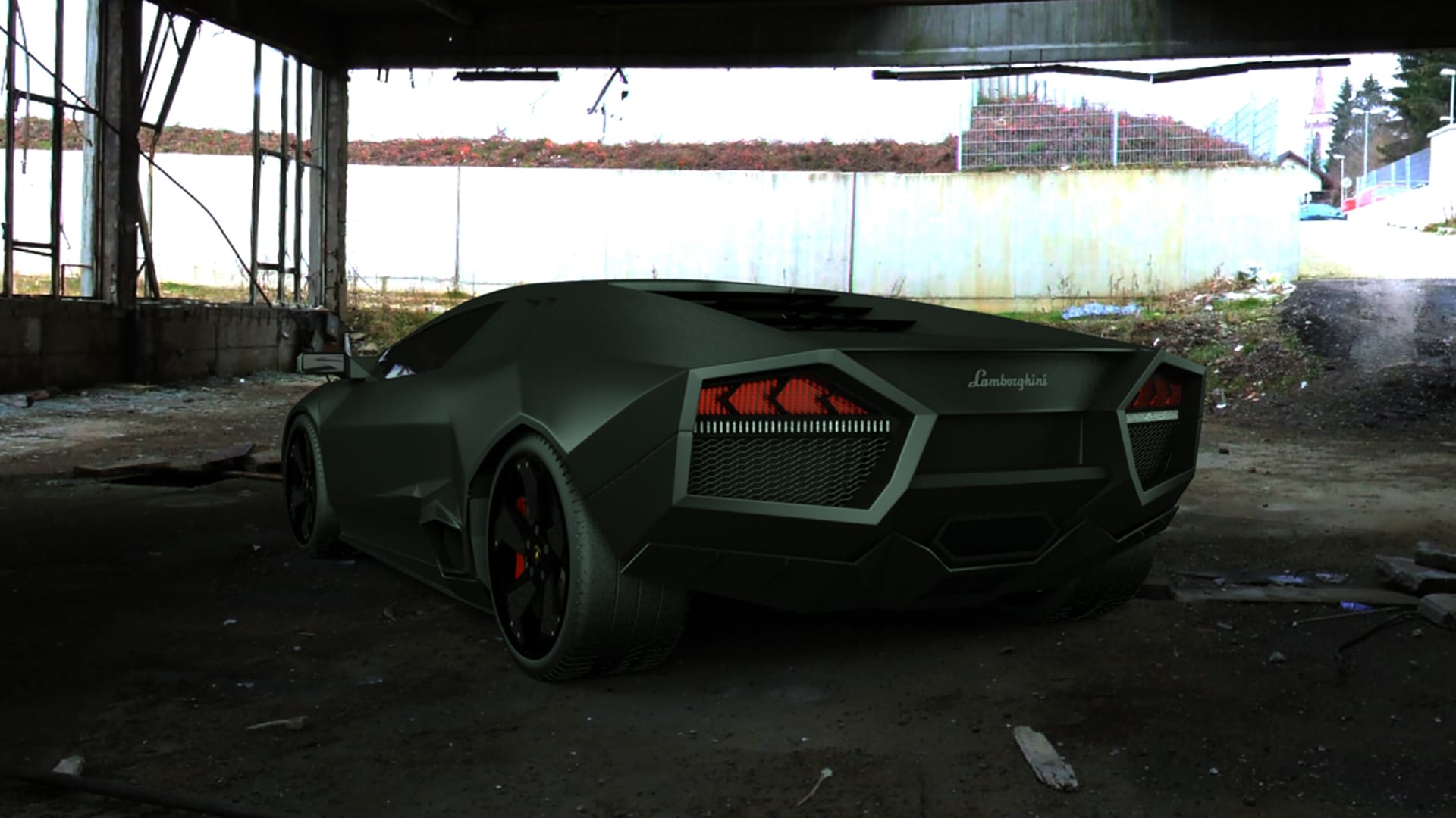 Lamborghini Reventon back
