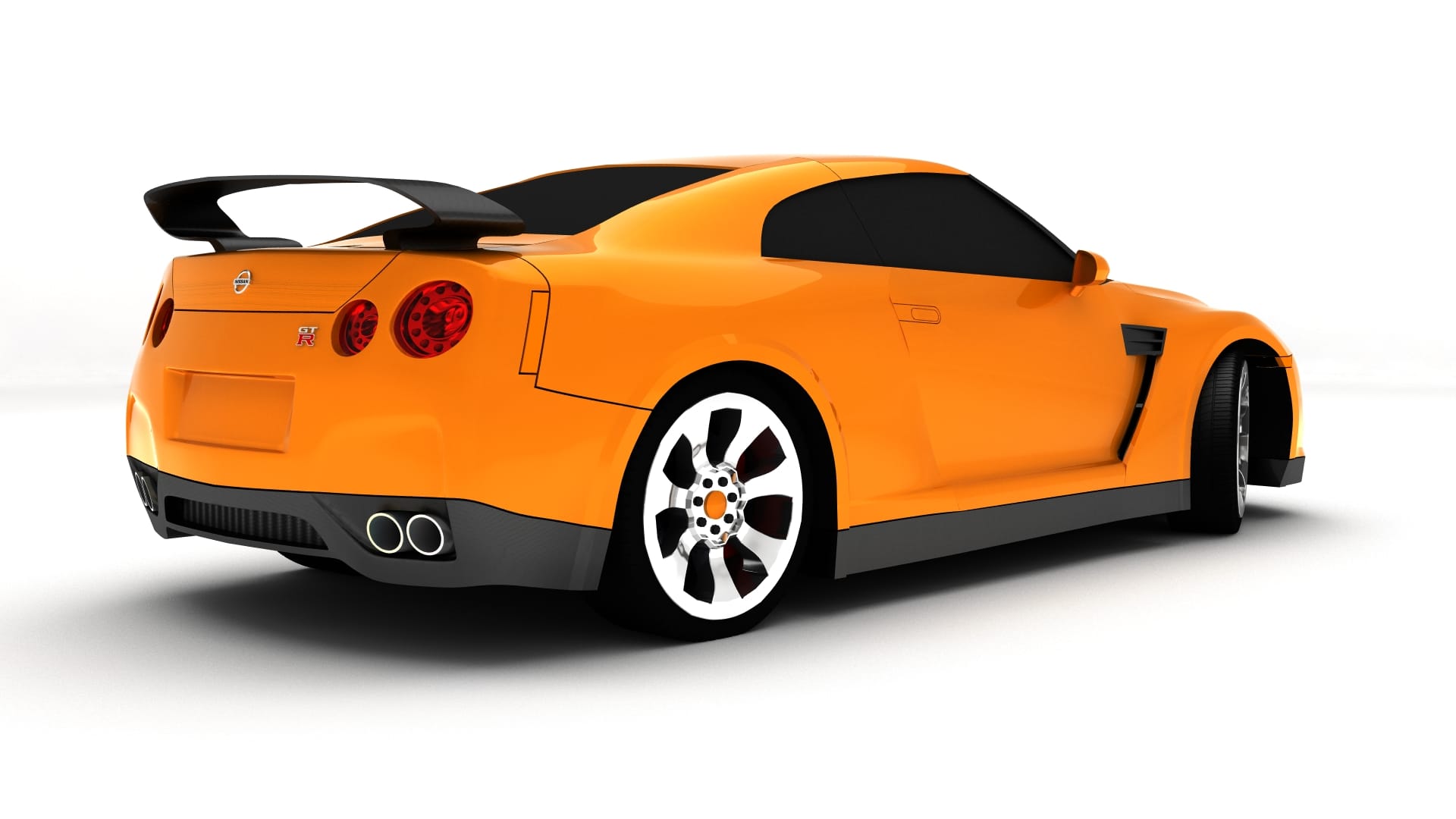 Nissan GTR 2008 back
