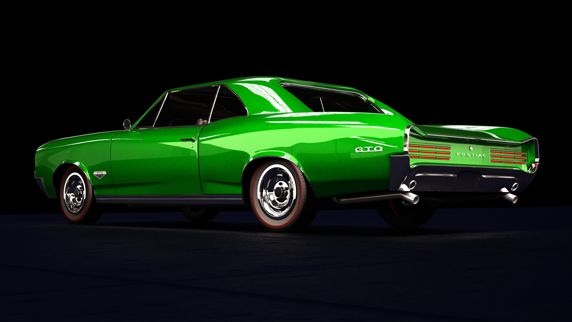 Pontiac GTO 1966 Back